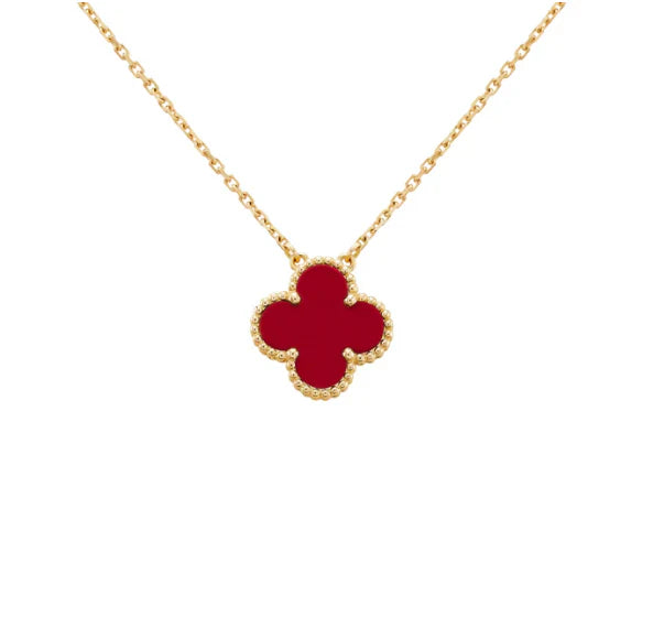 clover roja 925 silver